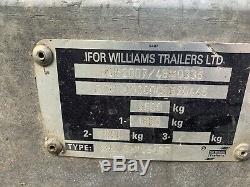 Ifor Williams Gh1054bt Double Essieu Beavertail Usine Trailer 3500 KG