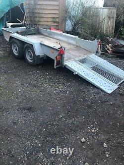 Ifor Williams Gh94bt Braked Twin Axle Mini Digger Plant Trailer, 9' X 4' 6