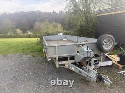 Ifor Williams LM166 remorque plateau à ridelles double essieu de 16 pieds