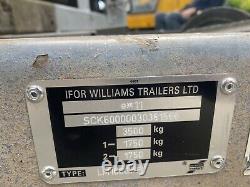 Ifor Williams Lm166g/r Remorque Plate À Essieu Double 3500kg