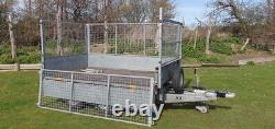 Ifor Williams Lt85 Caged Canvas Covered Remorque 2000kg Gross