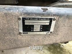 Ifor Williams Trailer 10ft Comprend Sides Model Lt105g Flatbed Twin Axle 2.6 Ton