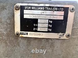 Ipour Williams Gd105mk3 Remorque À Essieu Double 2700kg (rénovée)