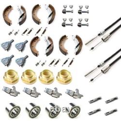 Kit complet d’entretien et de service des freins pour remorque à double essieu Ifor Williams GD125G
