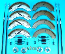Kit de câbles de plaquettes de frein Twin Axle 250x40 pour remorque IFOR WILLIAMS BV106G de 3 500 kg