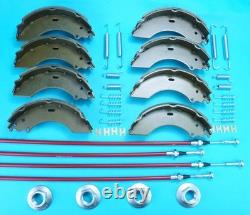 Kit de chaussure de frein à double essieu et câble en ACIER INOXYDABLE pour remorque Brian James Connect