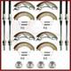 Kit De M&acirc;choires De Frein Et C&acirc;bles Knott 200x50 Pour Remorque Double Essieu Ifor Williams Gx105g 2700 Kg