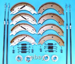Kit de plaquettes de frein et de câbles pour remorque Twin Axle 250x40 pour LM186G IFOR WILLIAMS 3 500 kg