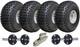 Kit De Remorque Atv Quad &agrave; Essieu Double 22x11.00-8 Avec Essieux Alko Homologu&eacute;s Pour La Route 620kgs