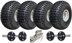Kit de remorque ATV Quad à essieu double 22x11.00-8 avec essieux ALKO homologués pour la route 620kgs