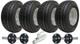 Kit De Remorque &agrave; Double Essieu 20.5x8.00-10 Homologu&eacute; Route 4 Roues 4 Essieux Alko Attelage 750kgs