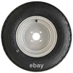 Kit de remorque à double essieu 20,5x8,00-10, roues haute vitesse homologuées pour la route, essieu court, 750 kg