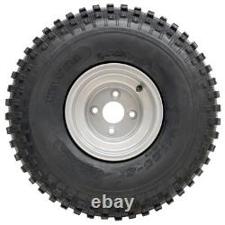 Kit de remorque pour quad ATV à essieu jumelé 22x11.00-8 avec pneus à crampons, attelage homologué pour la route, charge maximale 620 kg