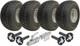 Kit De Remorque Quad Atv &agrave; Double Essieu 20x10.00-8, 4 Roues, Essieux Et Attelage Pivotant, 1800 Kg