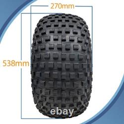 Kit de remorque quad ATV à pneus cramponnés 22x11.00-8 à double essieu, essieux ALKO, homologué route, 620 kg