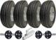 Kit De Remorque Tandem Haute Vitesse 5.00-10 Homologu&eacute; Route, Roues, Essieux Et Attelage 750 Kg