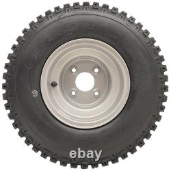 Kit de remorque tout-terrain à pneus cramponnés pour essieu tandem 18x9,50-8, essieux ALKO, attelage pivotant 408 kg