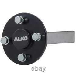 Kit de remorque tout-terrain à pneus cramponnés pour essieu tandem 18x9,50-8, essieux ALKO, attelage pivotant 408 kg