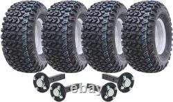 Kit de remorque utilitaire ATV à double essieu 22x11.00-10, roues, moyeu et fusées 40x40, 1800 kg