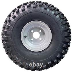 Kit de remorque utilitaire ATV quad à double essieu 22x11.00-8 avec roues, essieux et attelage pivotant