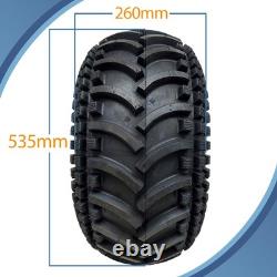 Kit de roues, essieux et attelage pivotant pour remorque ATV à double essieu 22x11.00-8, capacité de 620 kg