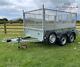 Meredith & Eyre Twin Axle Trailer De Marchandises Cage Side 8ft X 5ft 2700kg £2955 + Tva