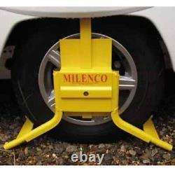 Milenco C13 Antivol de Roue pour Caravans 13 Simple ou 14 Double Essieu