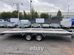 NEUVE 3 500 kg – Remorque Jupiter NEUVE à double essieu avec arrière incliné – 16,7 pieds x 6,9 pieds – 5 m x 2,1 m