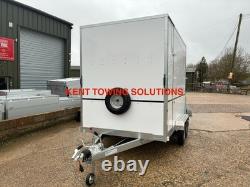 NOUVEAU Grand Tickners GB167 Remorque Fourgon avec Frein 10ft x 6ft x 7ft + Porte Latérale