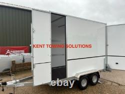 NOUVEAU Grand Tickners GB167 Remorque Fourgon avec Frein 10ft x 6ft x 7ft + Porte Latérale