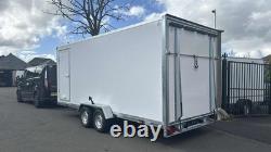 NOUVEAU REMORQUE CAISSON NIEWIADOW 5M x 2M x 2M À DEUX ESSIEUX AVEC RAMPE ET PORTE LATÉRALE 2