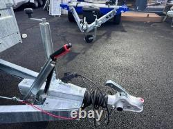 NOUVEAU REMORQUE MAÎTRE À DOUBLE ESSIEU DE 10 PIEDS X 5 PIEDS AVEC MESH DE 40 CM 2700 KG