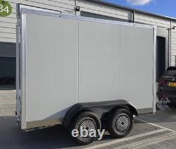 NOUVEAU Remorque à Cargo de 3 Mètres à Double Essieu 2500KG PTC Avec Éclairage Intérieur