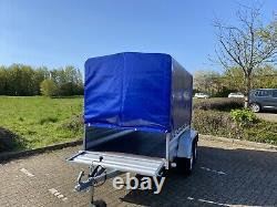 NOUVEL REMORQUE DE CAMPING À BOÎTE DE VOITURE À DOUBLE ESSIEU 8ft x 5ft 750kg