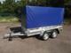 Nouvelle Remorque Boîte Petit Camping Car 9ft X 4ft Double Essieu 2,70 X 1,32 M + Housse De 150 Cm