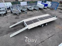 New 3500kg New Beaver Tail Remorque Jupiter Twin Axe 16,7ft X 6,9ft 5m X 2,1m