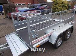 New Car Camping Twin Axle Trailer Avec Mesh 8ft X 5ft 750kg