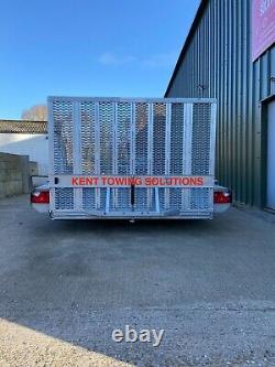 New Highy Duty Twin Axle 13ft X 6ft Plant Trailer 3500kg Mgw Hm-d 4 770 £+tva