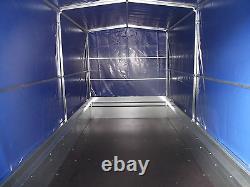 New Twin Axle Remorque Box Camping Car 9ft X 4ft 2,70 X 1,32 M +150cm Top Cover