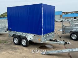 Nouveau remorque à caisson 10x5 2700kg PTAC double essieu remorque lourde pour voiture fourgon ALKO + rampes