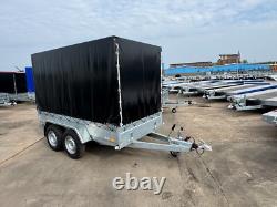 Nouveau remorque à caisson 10x5 2700kg PTAC double essieu remorque lourde pour voiture fourgon ALKO + rampes
