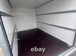 Nouveau remorque boîte 10 pieds x 6 pieds x 6 pieds H remorque automobile à double essieu 3m x 1,8m 2700kg rampe arrière