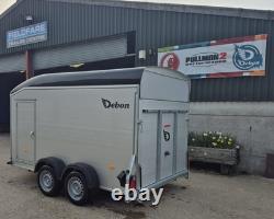Nouveau remorque box à deux essieux Debon Roadster C700 - Côtés en alu - 2,6t PTC en noir