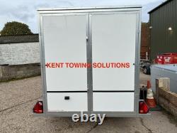 Nouveau remorque box van freinée Tickners GB966 2,74m x 1,83m x 1,98m avec porte latérale 1800kg