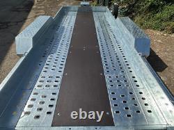Nouveau remorque de chantier Brian James 11ft x 6ft à double essieu rampes 3,5ton 3 500kg