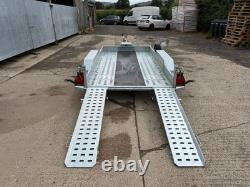 Nouveau remorque de plante Brian James 10 pieds x 6 pouces, essieu double, rampes 3,5 tonnes 3 500 kg