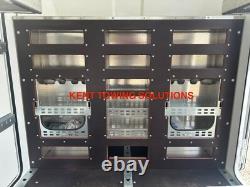 Nouvelle remorque à benne à double essieu Brian James 3m x 1,6m + étagères pour karting incl. 2700kg