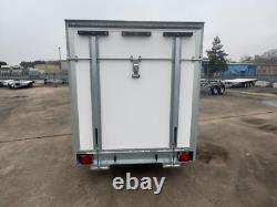 Nouvelle remorque à caisse 10 pi x 6 pi x 6 pi de haut, essieu tandem, remorque porte-voiture 3 m x 1,8 m, 2700 kg, rampe arrière