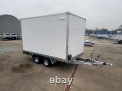 Nouvelle remorque à caisse 10 pi x 6 pi x 6 pi de haut, essieu tandem, remorque porte-voiture 3 m x 1,8 m, 2700 kg, rampe arrière