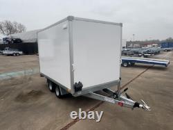 Nouvelle remorque à caisse 10 pi x 6 pi x 6 pi de haut, essieu tandem, remorque porte-voiture 3 m x 1,8 m, 2700 kg, rampe arrière
